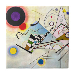 Kandinsky Composition 8 Ceramic Tile