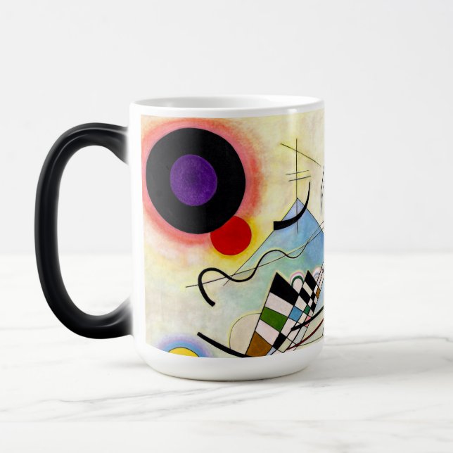 Kandinsky Composition 8 Color Morph Mug (Left)