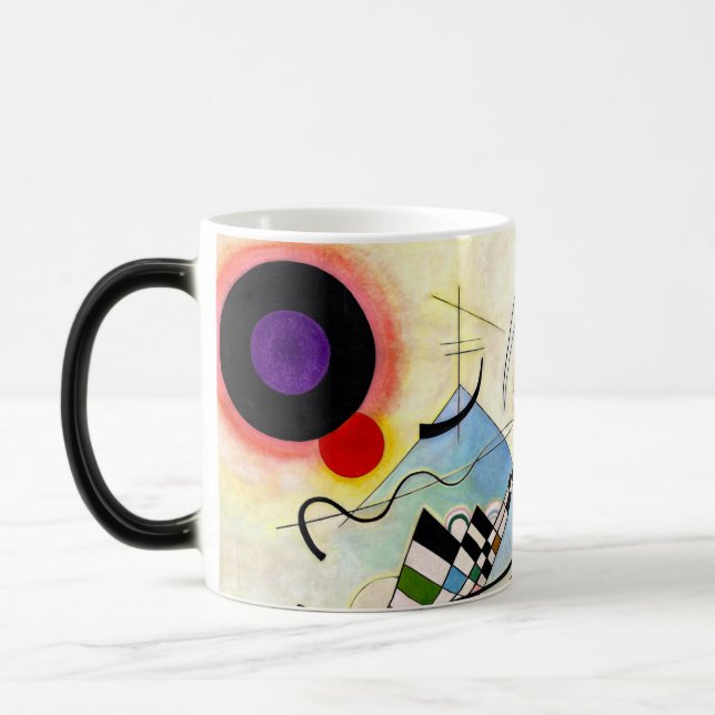 Kandinsky Composition 8 Color Morph Mug (Left)