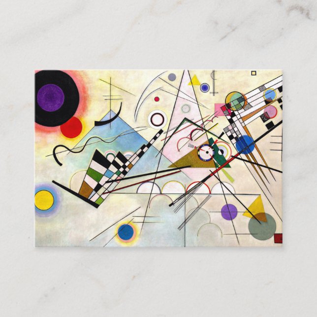 Kandinsky Composition 8 Enclosure Card (Front)