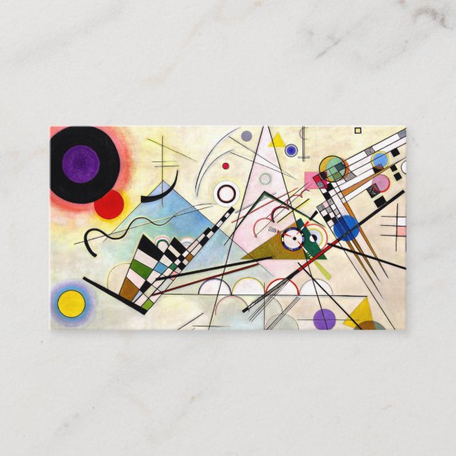 Kandinsky Composition 8 Enclosure Card (Front)