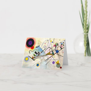 Kandinsky Composition 8 Holiday Card