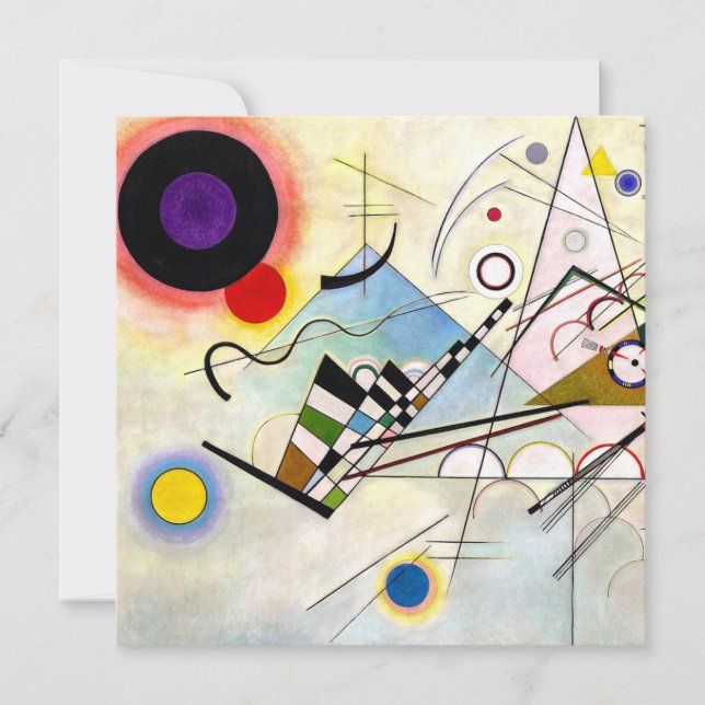 Kandinsky Composition 8 Holiday Card (Front)