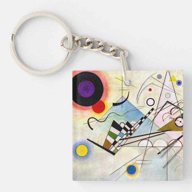 Kandinsky Composition 8 Keychain (Front)