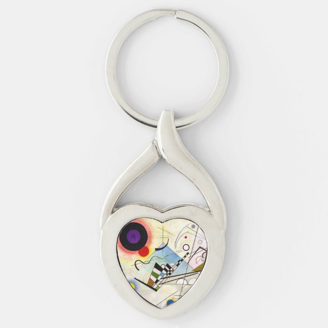 Kandinsky Composition 8 Keychain (Front)