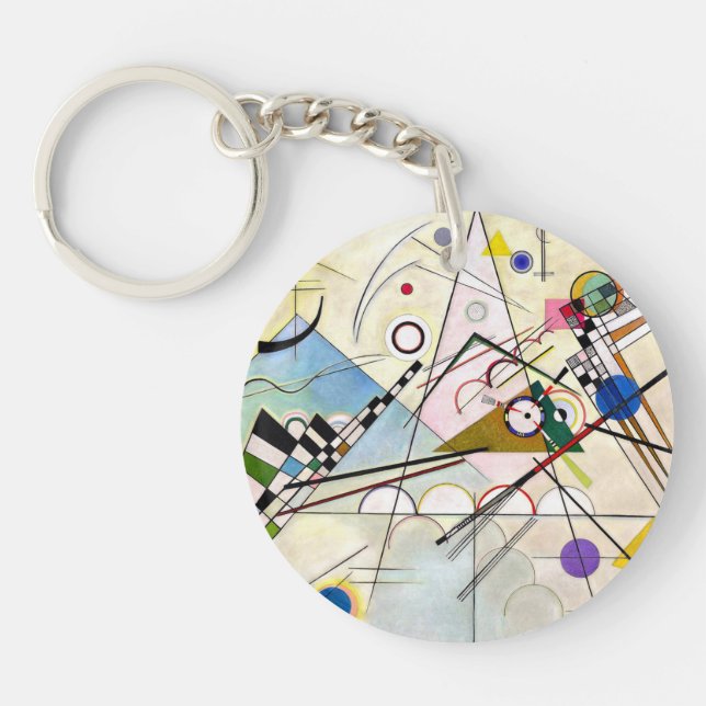 Kandinsky Composition 8 Keychain (Front)