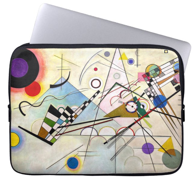 Kandinsky Composition 8 Laptop Sleeve (Front)