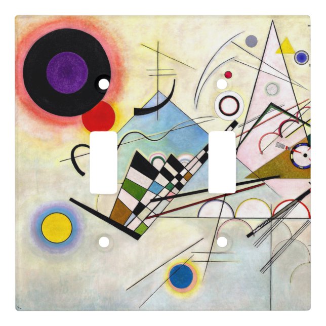 Kandinsky Composition 8 Light Switch Cover (Front)