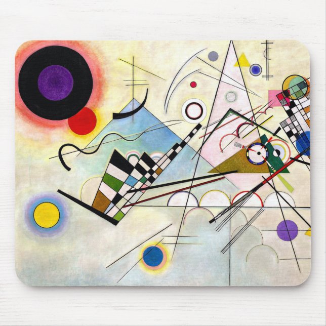 Kandinsky Composition 8 Mouse Pad (Front)