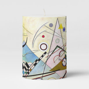Kandinsky Composition 8 Pillar Candle