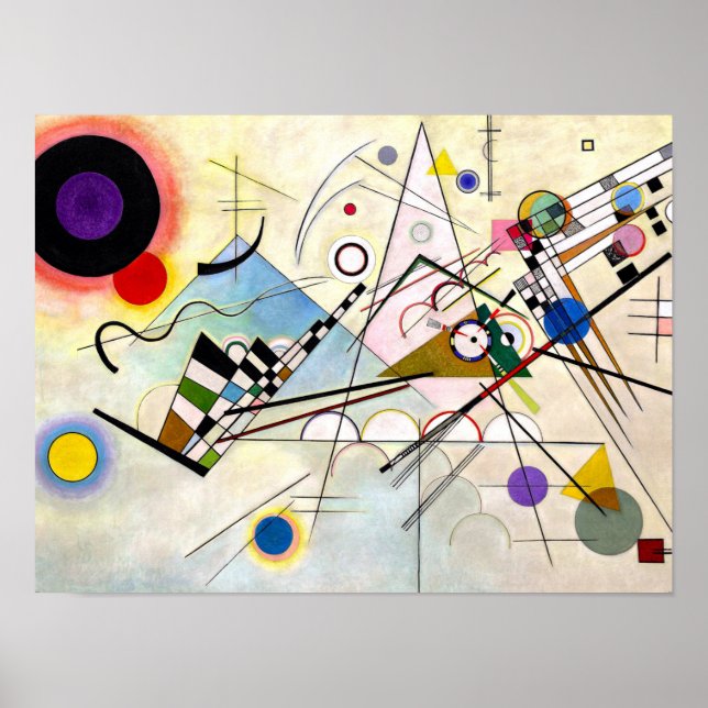 Kandinsky Composition 8 Poster (Front)