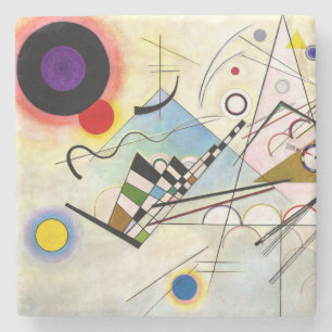 Kandinsky Composition 8 Stone Coaster