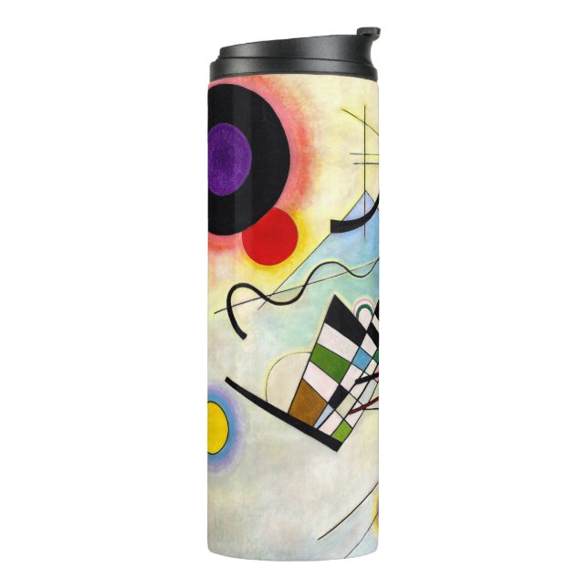 Kandinsky Composition 8 Thermal Tumbler (Rotated Left)