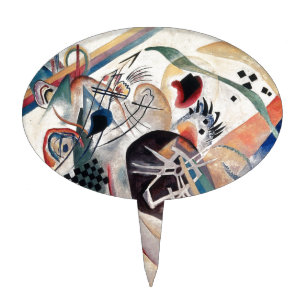 Kandinsky Composition Abstract Cake Topper