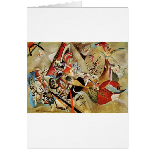 Kandinsky Composition Abstract Cards (Front)