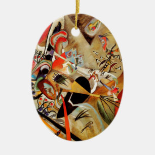 Kandinsky Composition Abstract Ceramic Ornament