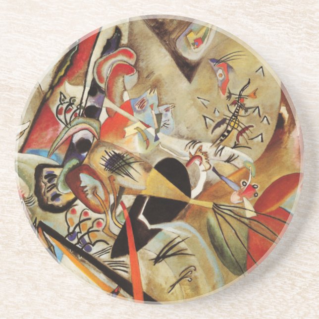 Kandinsky Composition Abstract Coaster (Front)