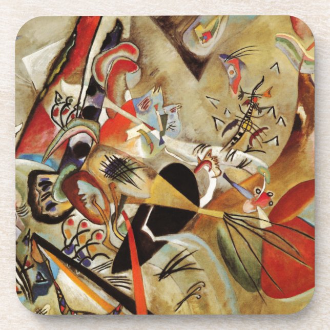 Kandinsky Composition Abstract Coaster (Front)