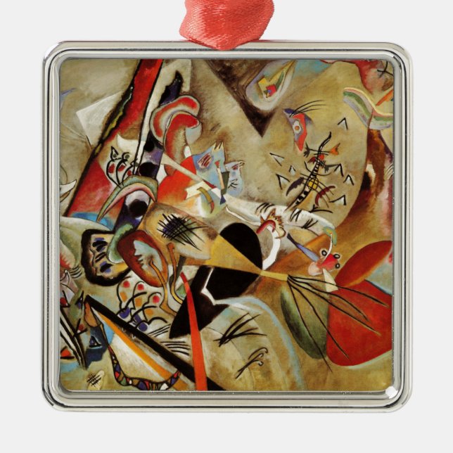 Kandinsky Composition Abstract Metal Ornament (Front)