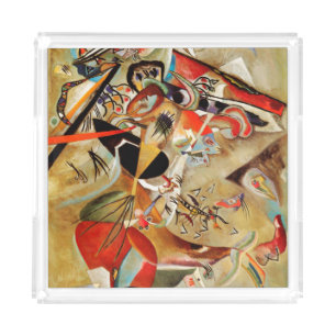 Kandinsky Composition Abstract Painting Acrylic Tray