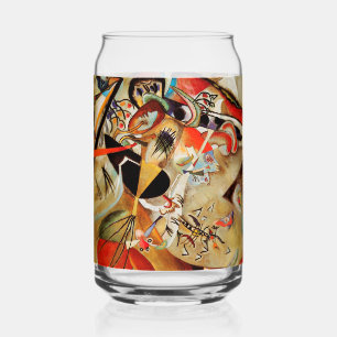 Kandinsky Composition Abstract Painting Can Glass