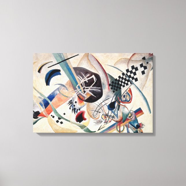 Kandinsky Composition Abstract Painting Canvas Print (Front)