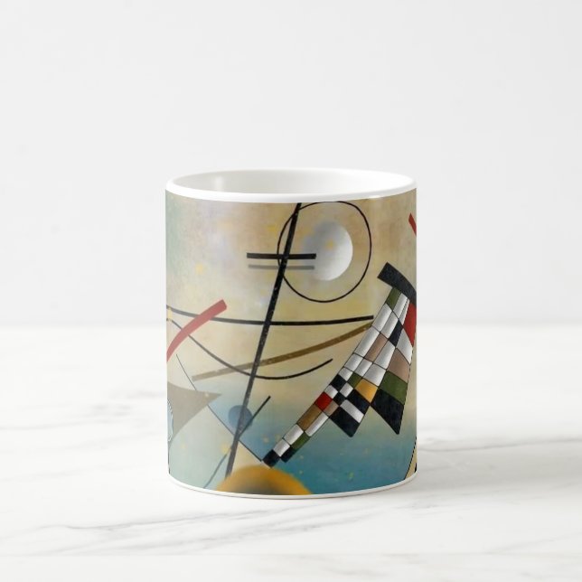 Kandinsky Composition Abstract Painting Coffee Mug (Center)