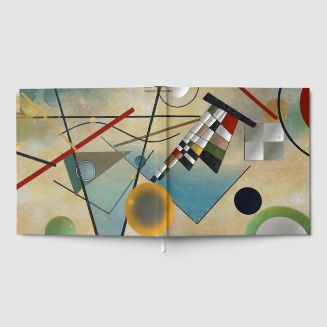 Kandinsky Composition Abstract Painting Guest Book (Full)