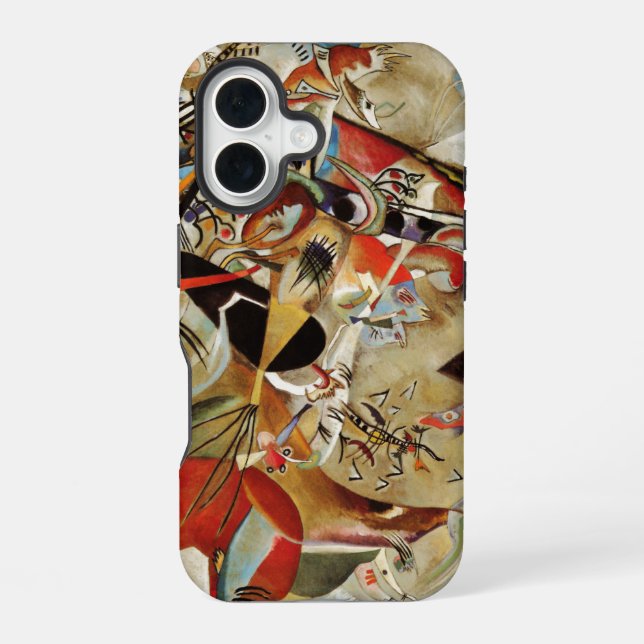 Kandinsky Composition Abstract Painting Iphone Case (Back)