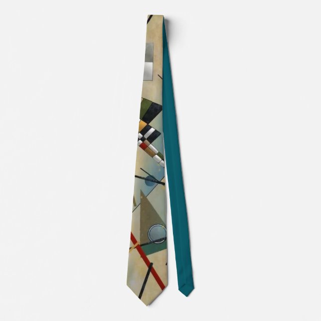 Kandinsky Composition Abstract Painting Neck Tie (Front)