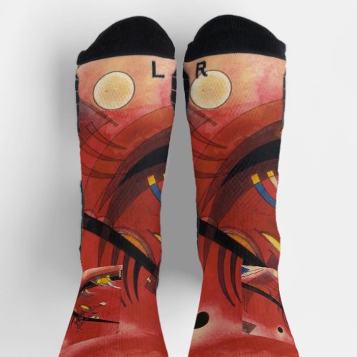 Kandinsky Composition Abstract Painting Socks