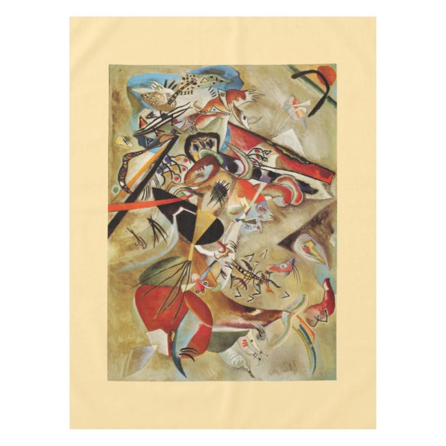 Kandinsky Composition Abstract Painting Tablecloth (Front)