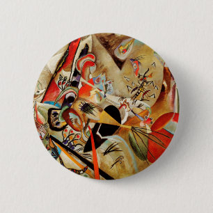 Kandinsky Composition Abstract Pinback Button