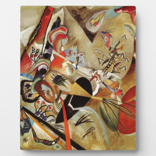 Kandinsky Composition Abstract Plaque