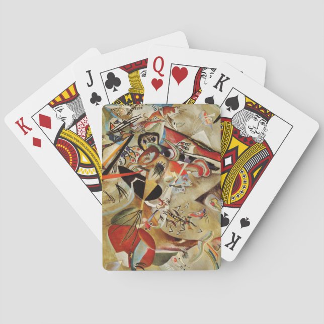 Kandinsky Composition Abstract Poker Cards (Back)