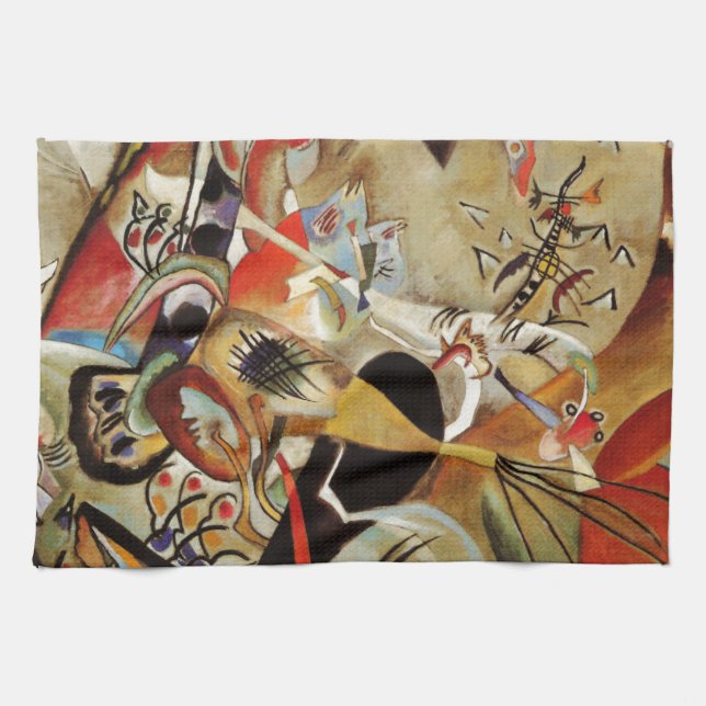 Kandinsky Composition Abstract Towel (Horizontal)