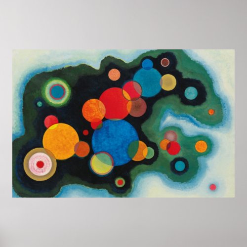 Kandinsky Composition Deeped Impulse Painting Art Poster