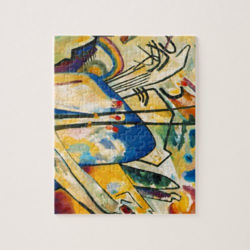 Kandinsky Composition IV Abstract Artwork Modern Jigsaw Puzzle