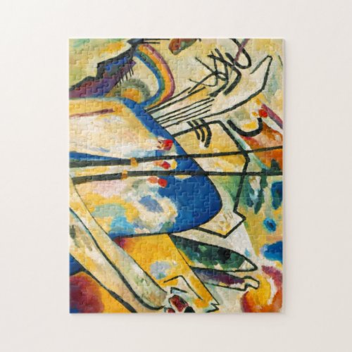 Kandinsky Composition IV Abstract Artwork Modern Jigsaw Puzzle