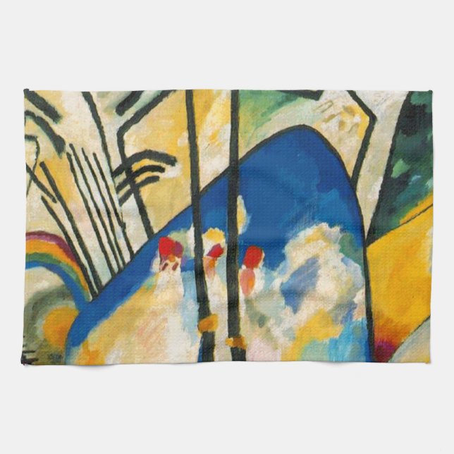Kandinsky Composition IV Kitchen Towel (Horizontal)