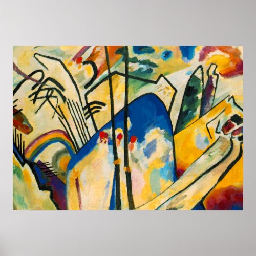 Kandinsky Composition IV Painting Art Poster