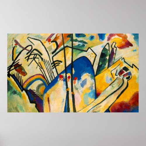 Kandinsky Composition IV Painting Art Poster