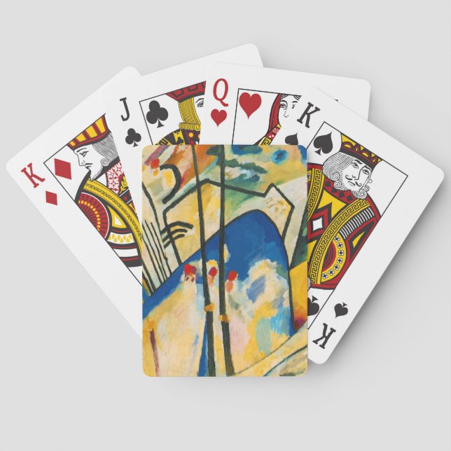Kandinsky Composition IV Poker Cards (Back)
