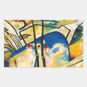 Kandinsky Composition IV Rectangular Sticker
