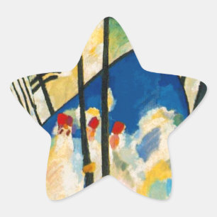 Kandinsky Composition IV Star Sticker