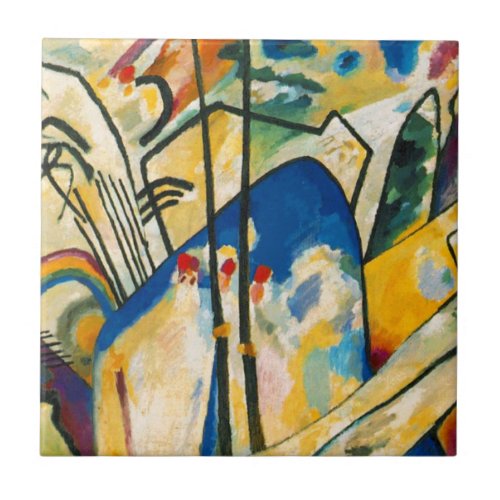 Kandinsky Composition IV Tile