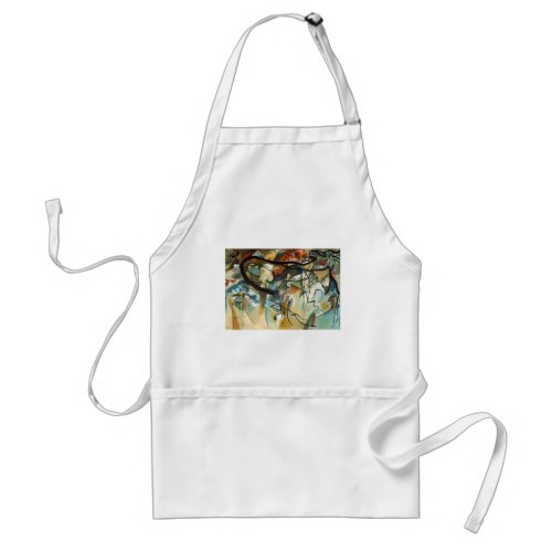 Kandinsky Composition V Abstract Painting Adult Apron