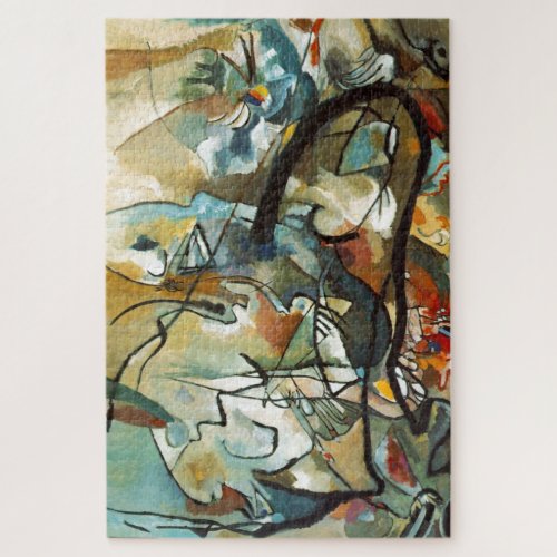 Kandinsky Composition V Abstract Painting Art Jigsaw Puzzle