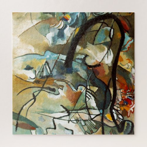 Kandinsky Composition V Abstract Painting Art Jigsaw Puzzle