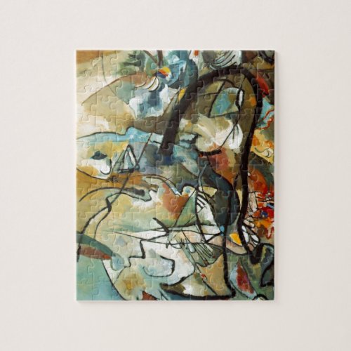 Kandinsky Composition V Abstract Painting Art Jigsaw Puzzle